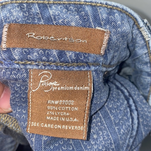 PAIGE Robertson wide leg flare denim jeans size 32 - Picture 12 of 12